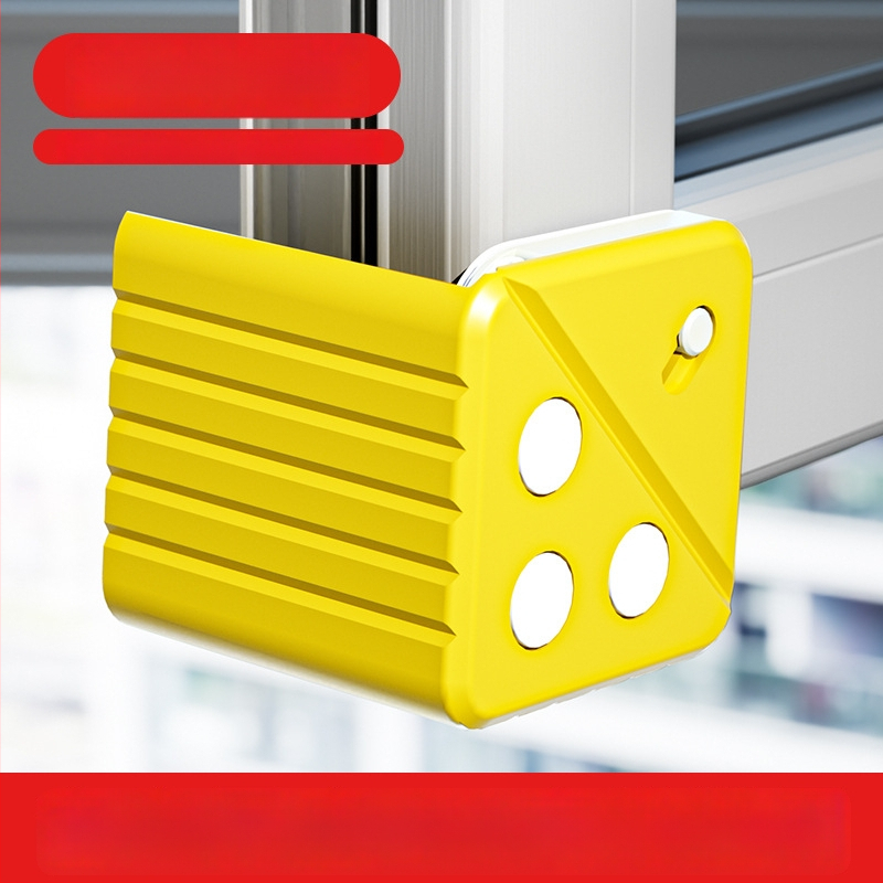 Hlinírový ochranný roh okna s plným krytím, proti kolízii, pre vnútorné otváranie okien, súprava ochrany dverí a okien, so dvomi magnetmi