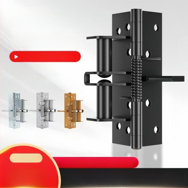 Pružinový pánt na drevené dvere s integrovaným tlmičom, skrytý dizajn, 90° nastavenie, mangánová oceľ.
