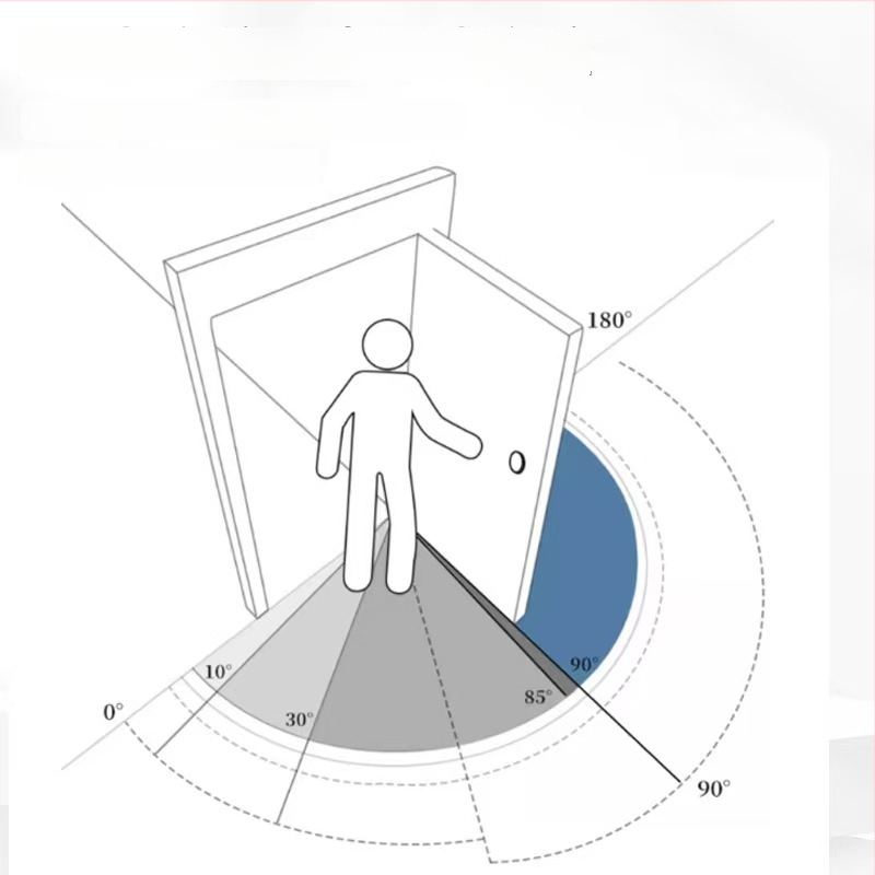Pružinový pánt na drevené dvere s integrovaným tlmičom, skrytý dizajn, 90° nastavenie, mangánová oceľ.