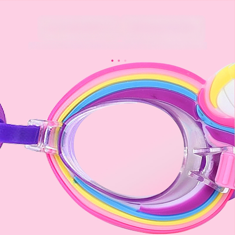 Detské plavecké okuliare - vodotesné, proti zahmlievaniu, HD šošovky, pre 3-ročné deti