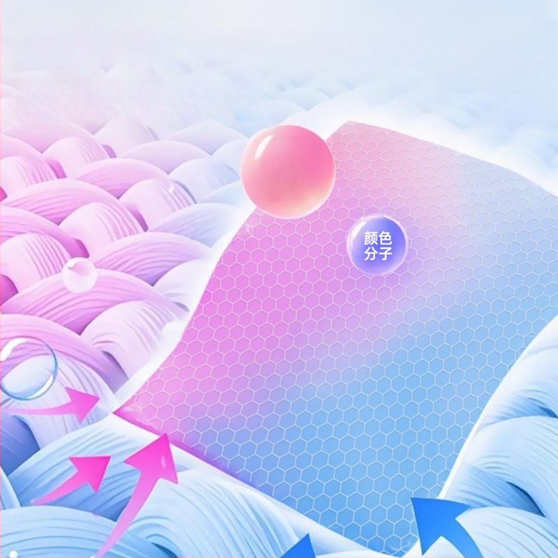 tisbeni Listy na absorpciu farieb pre domáce použitie — zabraňujú presunu farieb, dvojstranné, proti vyblednutiu