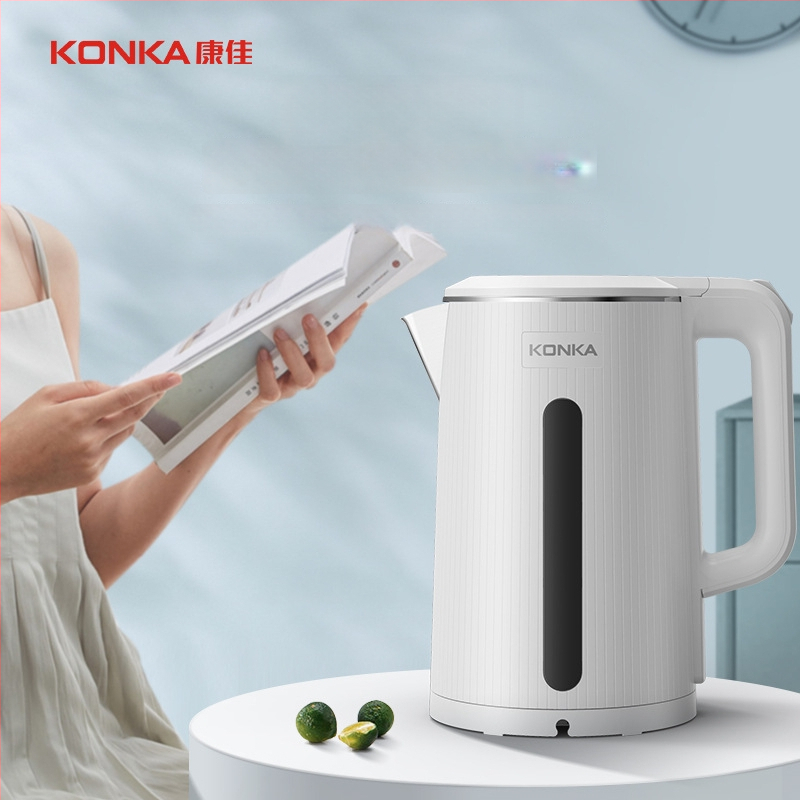 Elektrický rýchlovarný hrniec 1.8L, nerezová oceľ, spodné vykurovanie, 1500–2000W, automatické vypnutie