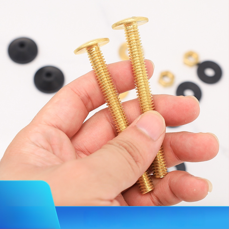 Rozdeľovací skrut pre upevnenie veka toalety – meď a nerezová oceľ, modely B801/B802/B803/B804, značka Group Technology Bathroom, štýl Štandardný/Moderná jednoduchosť