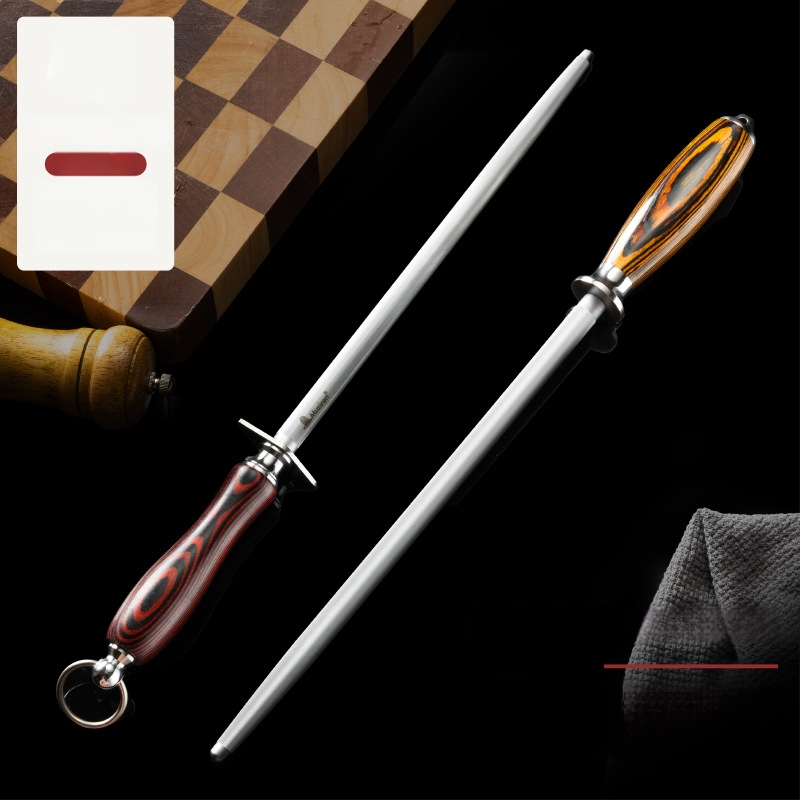 Plochý prút na ostrenie nožov – ručné ostrenie, vysokouhlíková oceľ, značka Xu Niu, moderný minimalistický dizajn, uvedený na trh jar 2020