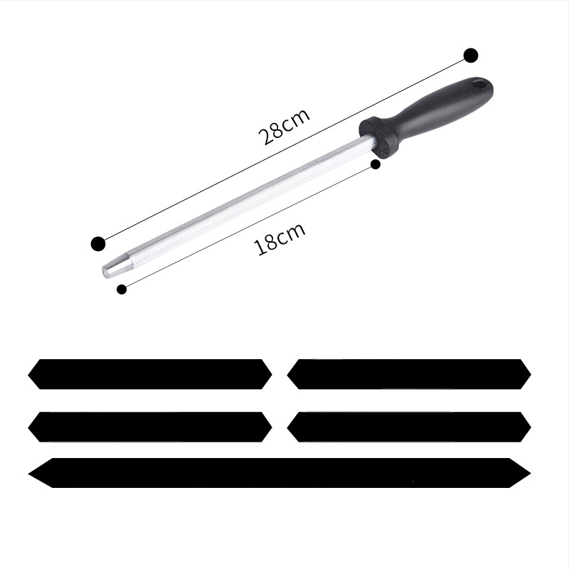 Plochý prút na ostrenie nožov – ručné ostrenie, vysokouhlíková oceľ, značka Xu Niu, moderný minimalistický dizajn, uvedený na trh jar 2020