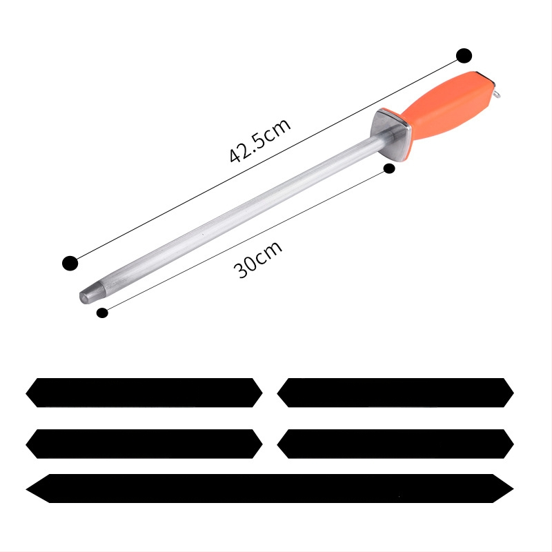 Plochý prút na ostrenie nožov – ručné ostrenie, vysokouhlíková oceľ, značka Xu Niu, moderný minimalistický dizajn, uvedený na trh jar 2020