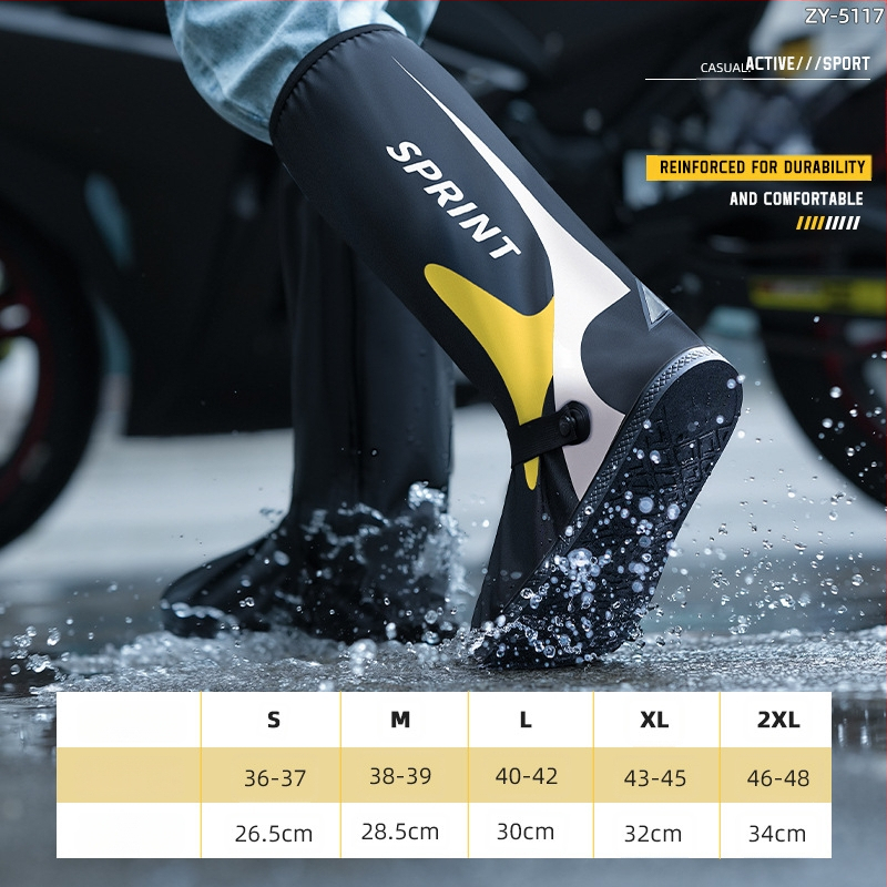 Návleky na topánky – PVC, Vysoké, Nepremokavé, Protišmykové, Odolné voči opotrebeniu