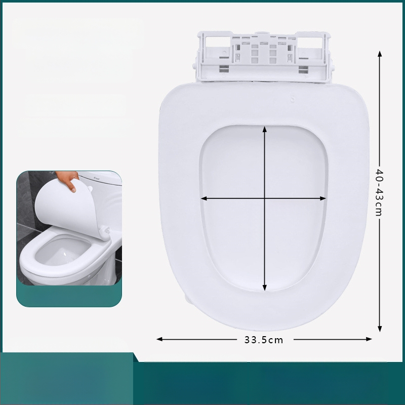 Kryt toaletnej sedadla EVA pena - nastaviteľný rozstup otvorov 11–17, Model 025, Štýl: štandardný, moderný a minimalistický