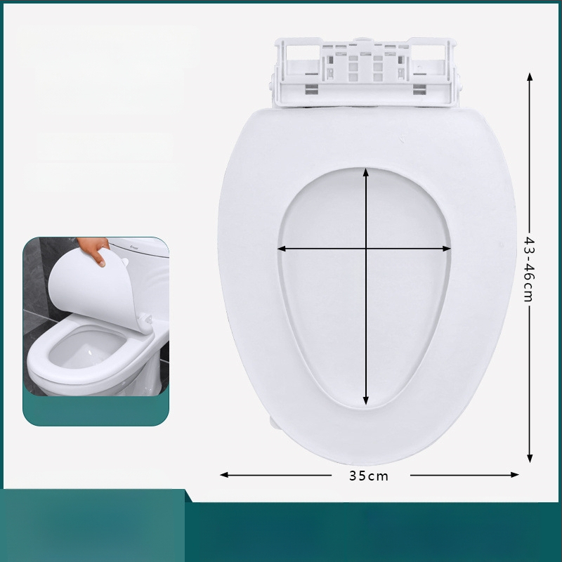 Kryt toaletnej sedadla EVA pena - nastaviteľný rozstup otvorov 11–17, Model 025, Štýl: štandardný, moderný a minimalistický