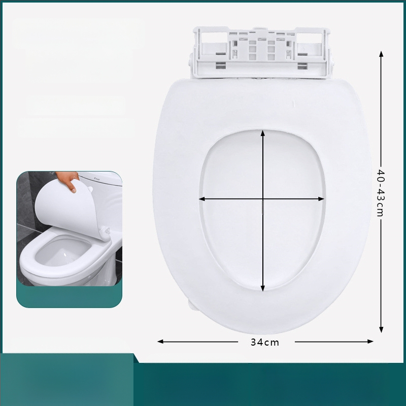 Kryt toaletnej sedadla EVA pena - nastaviteľný rozstup otvorov 11–17, Model 025, Štýl: štandardný, moderný a minimalistický