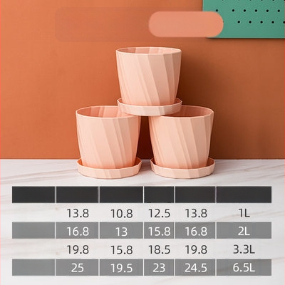 Plastový kvetináč na rastliny, nordický štýl, na stolné aj na podlahové použitie