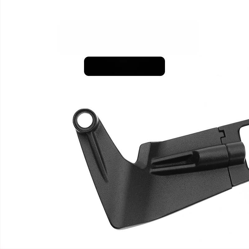 Motocyklové spätné zrkadlo s krídlovým dizajnom – telo z hliníkovej zliatiny, odlievané hliníkové puzdro, štvorcové sklo, ortodontický montážny typ, kompatibilné s NK800, Kawasaki Z900, CB400F, CB650R a KTM cestovnými motocykli