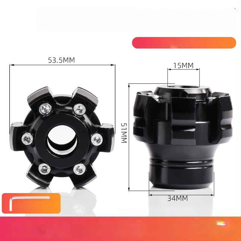 Čaša proti pádu pre prednú vidlicu, CNC dizajn so šiestimi pazúrmi, tlmenie nárazov, kompatibilné s väčšinou elektrických vozidiel a motocyklov