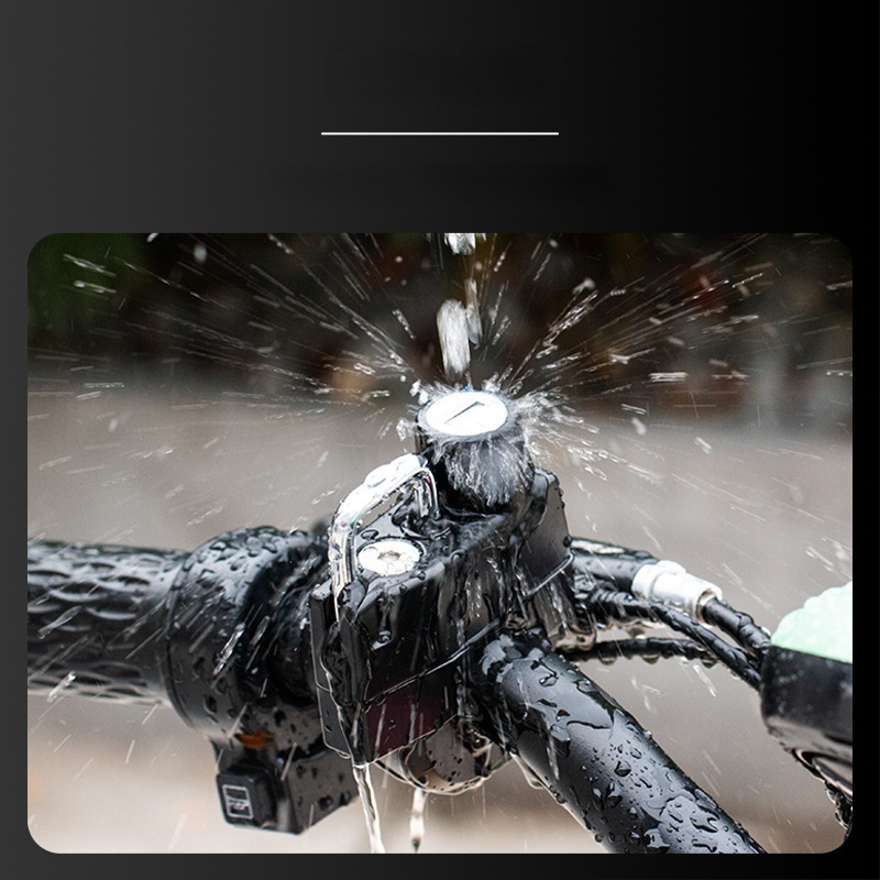 Zámok prilby pre elektrický motocykel — hliníková zliatina, model Dragon Head Handlebar Helmet Lock, vhodný pre 24 mm trubku, hmotnosť 246 g, značka Nanke