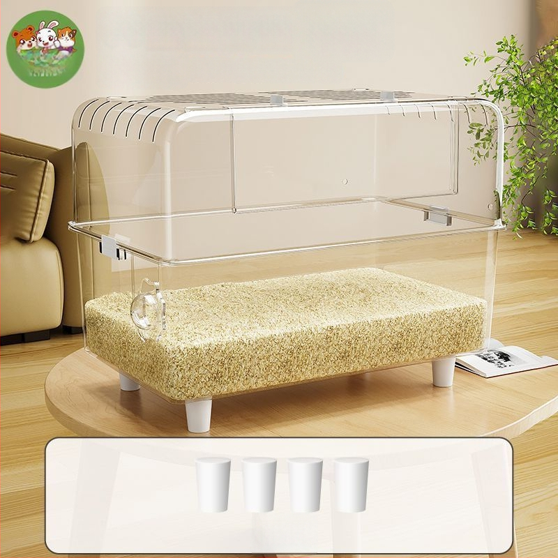 Klietka pre hamstera — Obrovská vila, Luxus, ľahká na čistenie; Materiál: Plast; Pre hamstera; Pôvod: Iné; Nie je importovaná