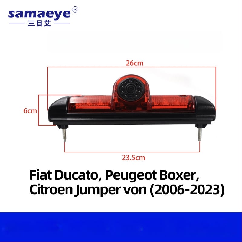 RV cúvacia kamera s fisheye širokým uhlom, 1080p HD nočné videnie, CCD senzor, 12V napájanie, 170° nastaviteľné zorné pole