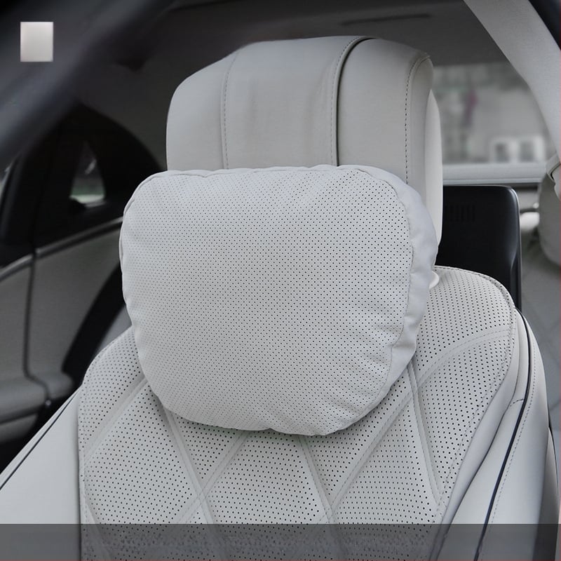 Automašīnas galvas balsts ar jostas atbalstu un kakla spilvenu, Vienkāršs stils (Zīmols: Evans; Ārējais materiāls: zamšs; Pildījums: bioloģiskais velūrs; Stils: Vienkāršs; Sezona: der visām sezonām)