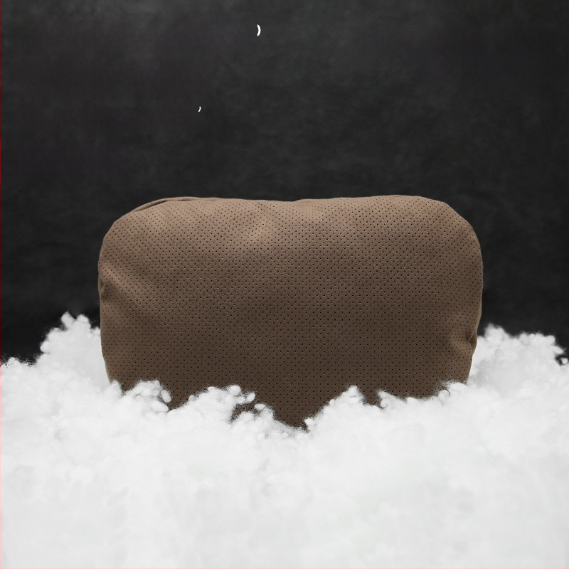 Automašīnas galvas balsts ar jostas atbalstu un kakla spilvenu, Vienkāršs stils (Zīmols: Evans; Ārējais materiāls: zamšs; Pildījums: bioloģiskais velūrs; Stils: Vienkāršs; Sezona: der visām sezonām)