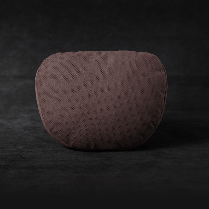 Automašīnas galvas balsts ar jostas atbalstu un kakla spilvenu, Vienkāršs stils (Zīmols: Evans; Ārējais materiāls: zamšs; Pildījums: bioloģiskais velūrs; Stils: Vienkāršs; Sezona: der visām sezonām)