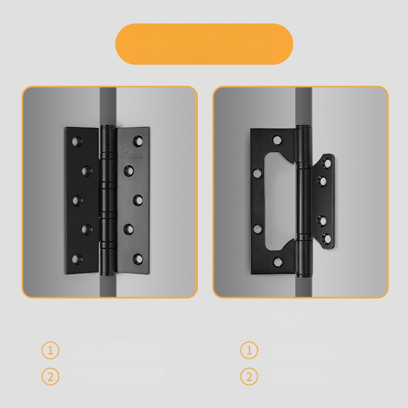 Pánt dverový z 201 nerezovej ocele, plochý, bez drážky, pre drevené dvere