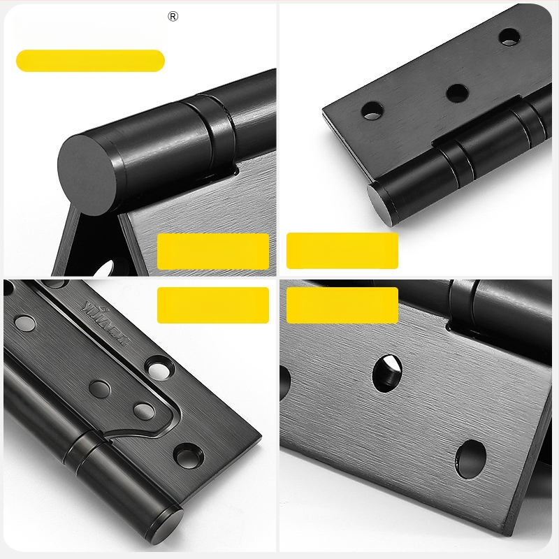 Pánt dverový z 201 nerezovej ocele, plochý, bez drážky, pre drevené dvere