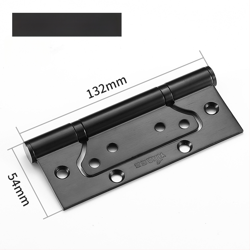 Pánt dverový z 201 nerezovej ocele, plochý, bez drážky, pre drevené dvere