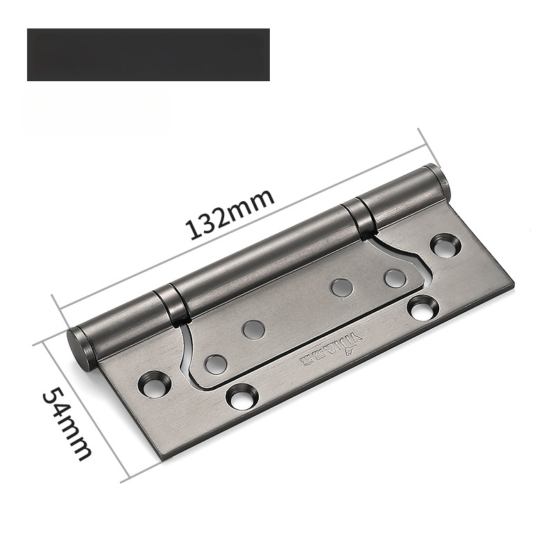 Pánt dverový z 201 nerezovej ocele, plochý, bez drážky, pre drevené dvere
