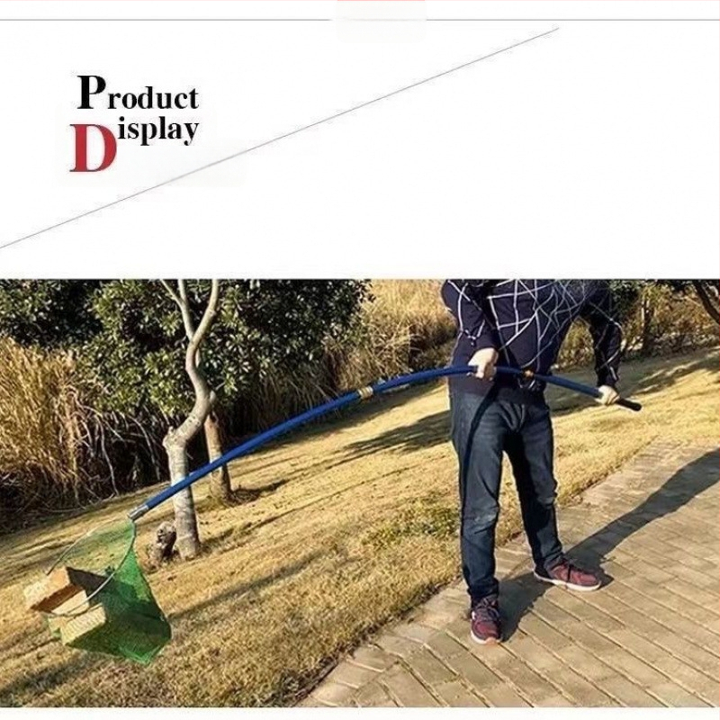 Teleskopická rybárska palica so sieťou z skleného vlákna – set s dvoma prútmi – model F4hpeSsx