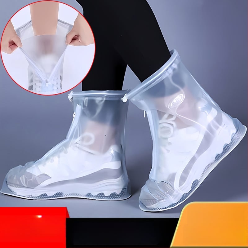 Návleky na topánky – hrubé PVC, nepremokavé, protišmykové a odolné voči opotrebeniu, pre dospelých a deti (Nepremokavé; Protišmykové; Odolné voči opotrebeniu; PVC)