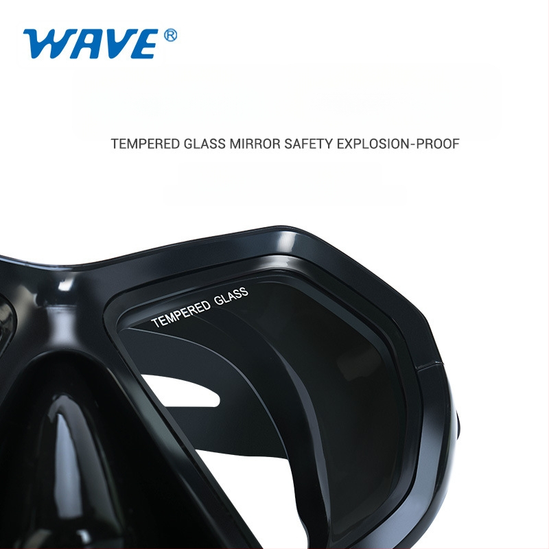 Wave Freediving Rinkinys — Reguliuojama Maska, Fins ir Reguliatorius, PP+TPR