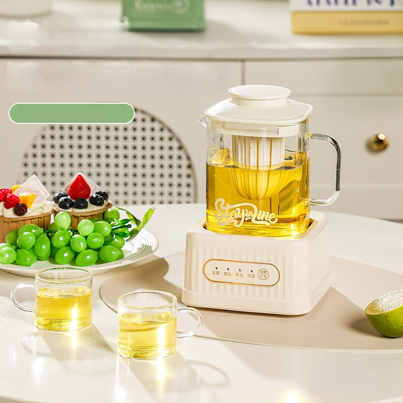 Health Pot s skleneným telom a digitálnym termostatom, objem 1–1,5 L, 220 V, 500 W, dotykové ovládanie