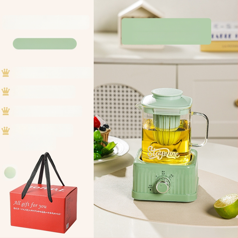 Health Pot s skleneným telom a digitálnym termostatom, objem 1–1,5 L, 220 V, 500 W, dotykové ovládanie