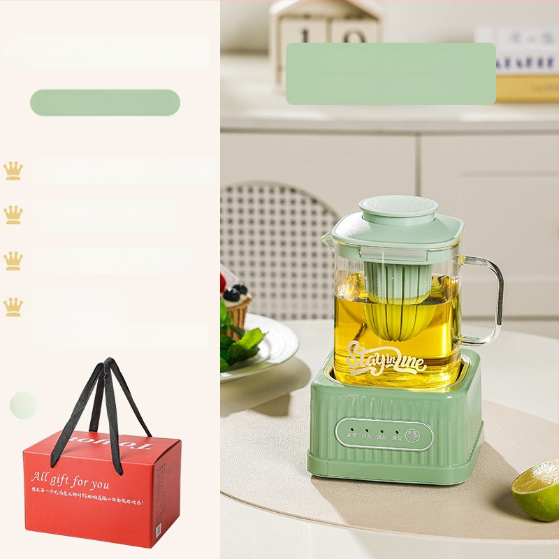 Health Pot s skleneným telom a digitálnym termostatom, objem 1–1,5 L, 220 V, 500 W, dotykové ovládanie