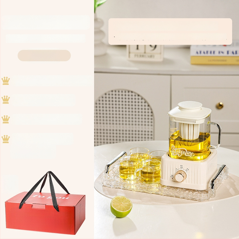 Health Pot s skleneným telom a digitálnym termostatom, objem 1–1,5 L, 220 V, 500 W, dotykové ovládanie