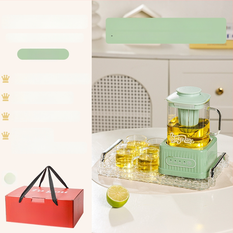 Health Pot s skleneným telom a digitálnym termostatom, objem 1–1,5 L, 220 V, 500 W, dotykové ovládanie