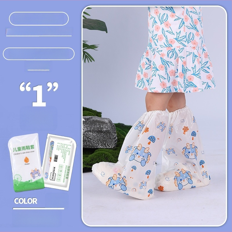 Jednorázové nepremokavé návleky na topánky pre deti a študentov, protišmykové, individuálne balené