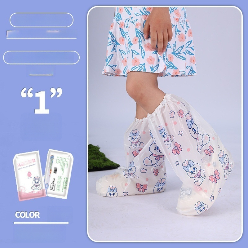 Jednorázové nepremokavé návleky na topánky pre deti a študentov, protišmykové, individuálne balené