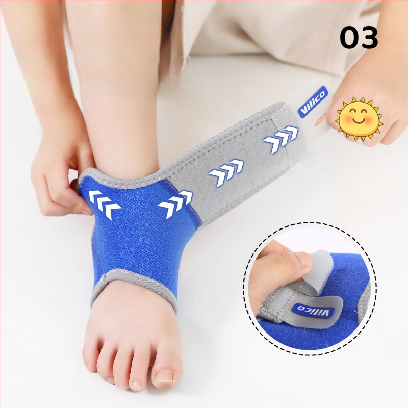 AB071 Detská ochrana členka na vonkajšie športy, priedušná OK kompozitná tkanina, Velcro uzáver, ochrana proti vytočeniu, na všetky ročné obdobia