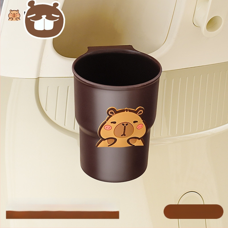 Кожен държач за чаша с клип за електрически скутер, без обработка