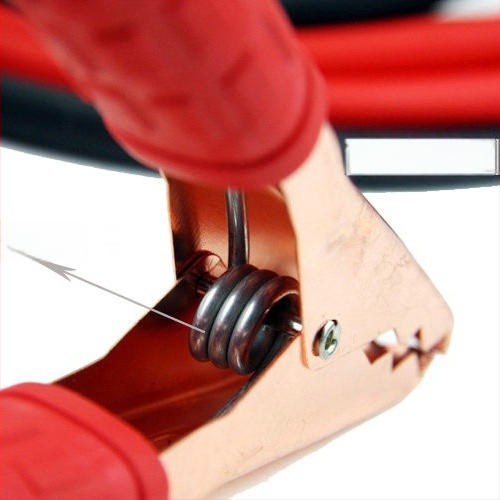 Káble na štartovanie autobatérie s klipsami aligátora, Model Fire Line, Univerzálne pre batérie, Núdzový napájací kábel