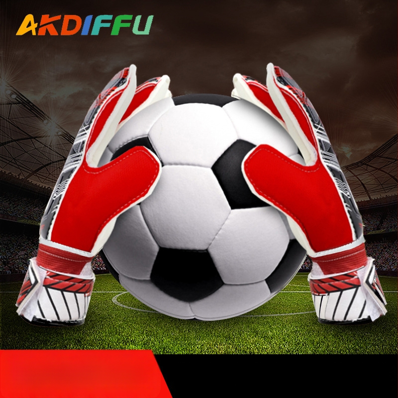 Унисекс футболни вратарски ръкавици с PU материал и защита на пръстите срещу удари