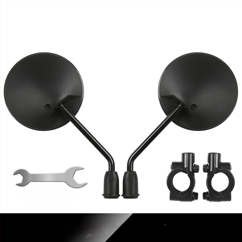 Zadné zrkadlo pre elektrické bicykle a trojkolesové vozidlá, kruhové, pripevnenie s pravým závitom, vysoká odolnosť proti otrasom | Model YJ-B721, Značka YiJu