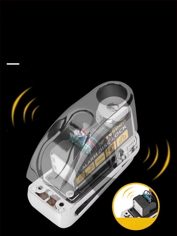 TOSUOD disko stabdžio užraktas su įsilaužimo signalu motociklams ir dviračiams