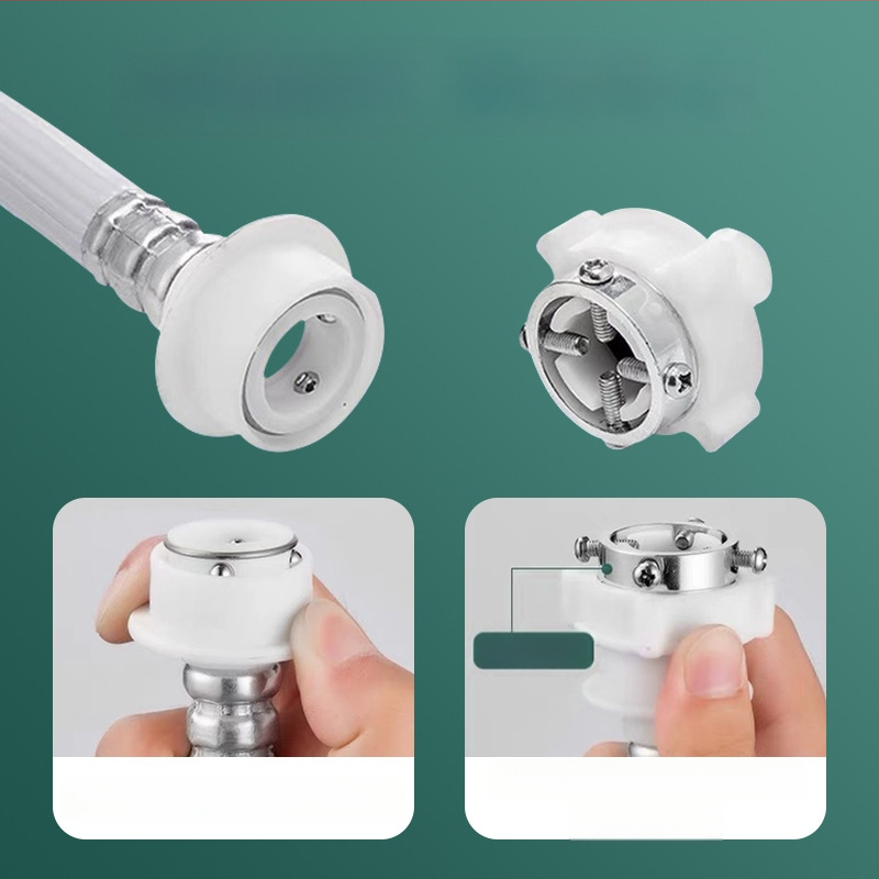 Aofulang xldzdg Hadica na prívod vody pre práčku – predĺžená výbušne odolná hadica so snap-on konektorom