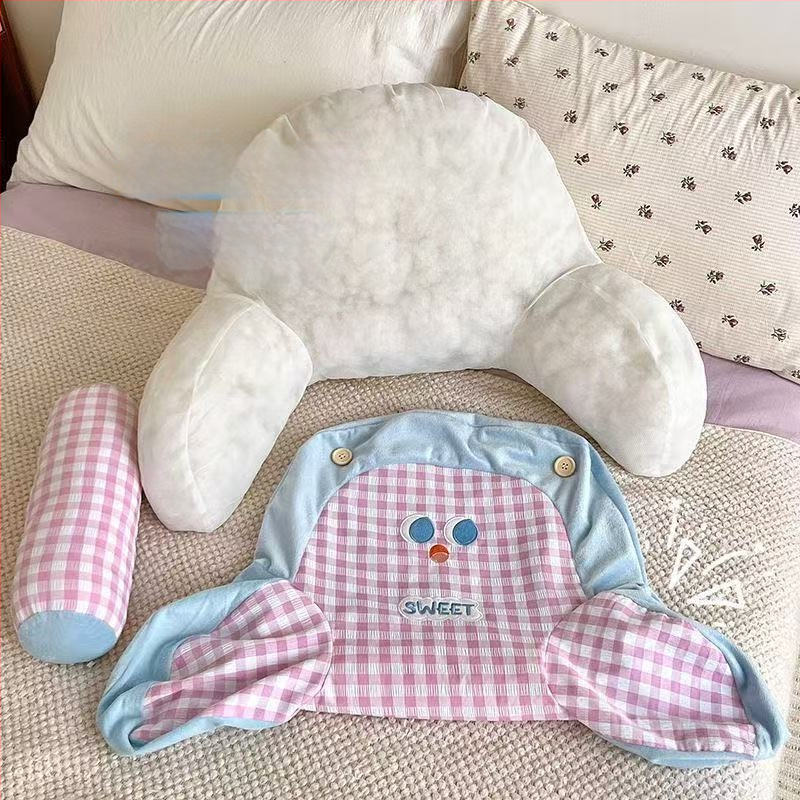 Bedrová opora – vankúš na objímanie s karikatúrnym vzorom, PP bavlna výplň, vonkajší materiál: polyester-bavlna + krištáľový velúr