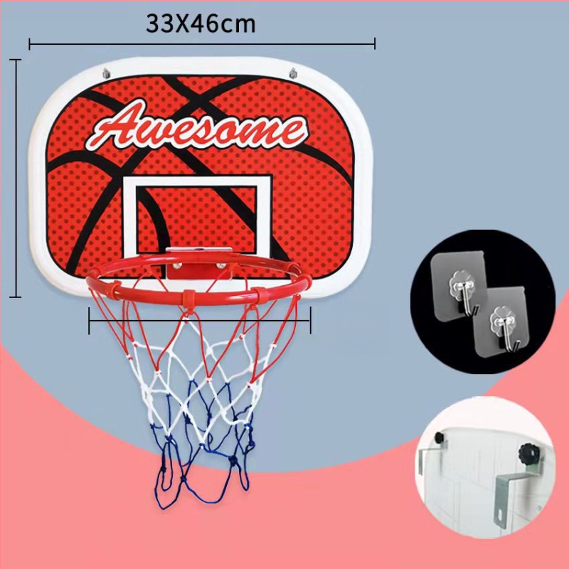 Avati detská zavesená basketbalová doska pre vnútorné použitie, tichá montáž, bez vŕtania — Materiál: Iné; Pôvod: Zhejiang; Značka: Avati; Kategória: Loptová veža/ rám; Produktová kategória: Basketbalová doska