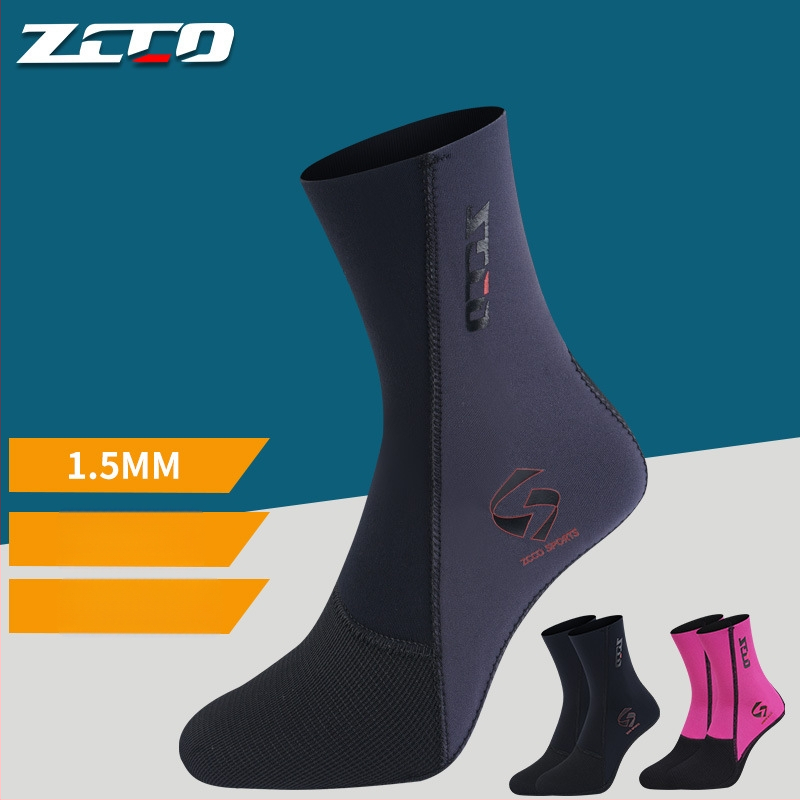 ZCCO neopreno nardymo kojinės, 1.5 mm, neslidžios, atsparios dėvėjimui, overshoe dizainas nardymui ir snorkeliavimui