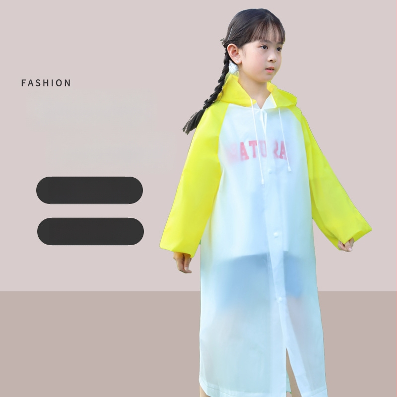 Detský EVA dážďový plášť - jednopásový dizajn, 16 denierov, na turistiku