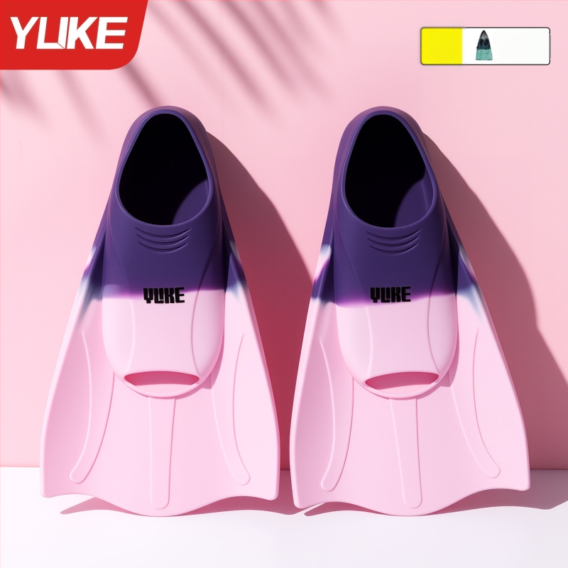 Silikónové krátke plutvy na plávanie – tréning, Yuke JP624