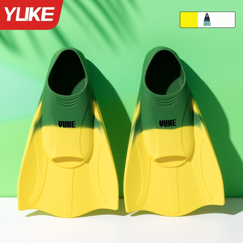 Silikónové krátke plutvy na plávanie – tréning, Yuke JP624